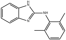 N-(2,6-二甲基苯基)-1H-苯并[D]咪唑-2-胺, 435280-98-1, 结构式