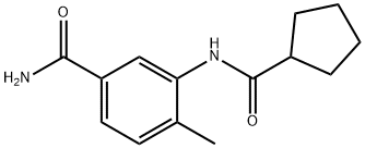 Benzamide, 3-[(cyclopentylcarbonyl)amino]-4-methyl- (9CI) 结构式