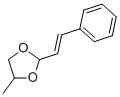 4-methyl-2-styryl-1,3-dioxolane Structure