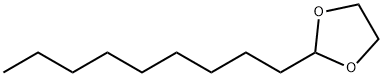 2-N-ノニル-1,3-ジオキソラン 化学構造式