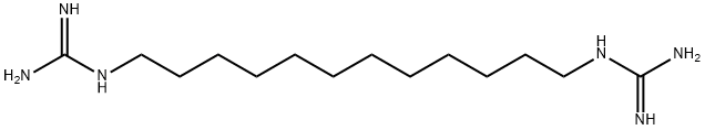 N,N'-ジグアニル-1,12-ドデカンジアミン 化学構造式