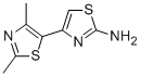 2',4'-ジメチル-[4,5']ビチアゾリル-2-イルアミン 化学構造式