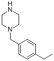 1-(4-乙基-苄基)-哌嗪 结构式