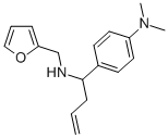 4-(1-((呋喃-2-基甲基)氨基)丁-3-烯-1-基)-N,N-二甲基苯胺 结构式