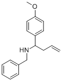 BENZYL-[1-(4-METHOXY-PHENYL)-BUT-3-ENYL]-AMINE Structure