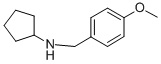 CYCLOPENTYL-(4-METHOXY-BENZYL)-AMINE Structure