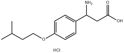 3-胺基-3-(4-异戊氧基苯基)丙酸酯, 435345-30-5, 结构式