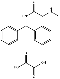 N-BENZHYDRYL-2-METHYLAMINO-ACETAMIDE Structure