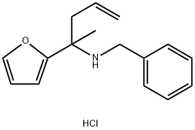 N-苄基-2-(呋喃-2-基)戊-4-烯-2-胺 结构式