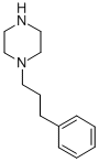 1-(3-PHENYLPROPYL)PIPERAZINE 化学構造式