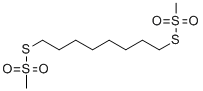 1,8-Octadiyl Bismethanethiosulfonate Struktur