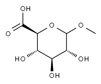 methylglucopyranosiduronic acid Structure
