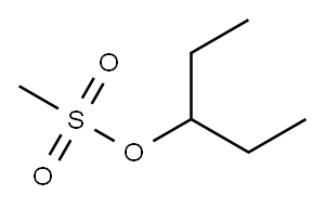 3-PENTYLMETHANESULPHONATE 化学構造式