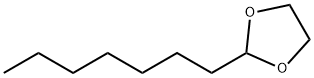 2-HEPTYL-1,3-DIOXALANE OCTANAL GLYCOL ACETAL Structure