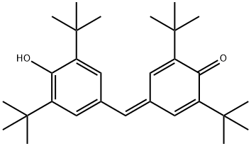 4-(4-ヒドロキシ-3,5-ジ-tert-ブチルベンジリデン)-2,6-ジ-tert-ブチル-2,5-シクロヘキサジエン-1-オン 化学構造式