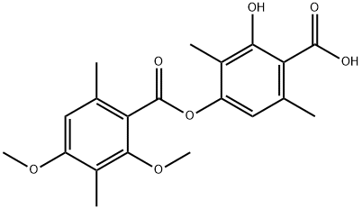 地弗地衣酸, 436-32-8, 结构式