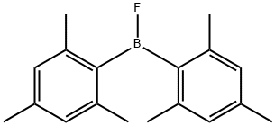 ジメシチルフルオロボラン 化学構造式