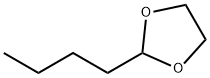 Pentanal ethylene acetal Struktur