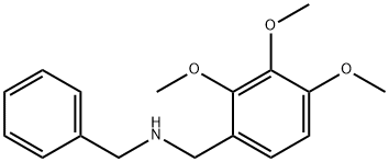BENZYL-(2,3,4-TRIMETHOXY-BENZYL)-AMINE Struktur