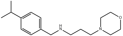 (4-ISOPROPYL-BENZYL)-(3-MORPHOLIN-4-YL-PROPYL)-AMINE Structure