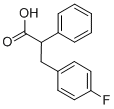 3-(4-氟苯基)-2-苯基-丙酸 结构式