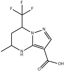 5-甲基-7-三氟甲基-4,5,6,7-四氢吡唑并[1,5-A]嘧啶-3-羧酸 结构式