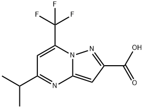 5-ISOPROPYL-7-TRIFLUOROMETHYL-PYRAZOLO-[1,5-A]PYRIMIDINE-2-CARBOXYLIC ACID price.