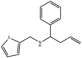 (1-PHENYL-BUT-3-ENYL)-THIOPHEN-2-YLMETHYL-AMINE Struktur