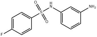 N-(3-AMINO-PHENYL)-4-FLUORO-BENZENESULFONAMIDE Structure