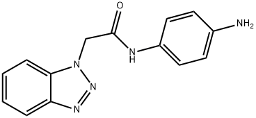 N-(4-AMINO-PHENYL)-2-BENZOTRIAZOL-1-YL-ACETAMIDE Structure