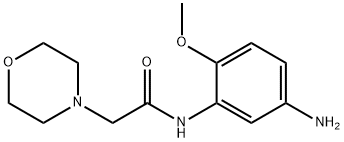 N-(5-AMINO-2-METHOXY-PHENYL)-2-MORPHOLIN-4-YL-ACETAMIDE Structure