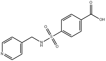 4-[(PYRIDIN-4-YLMETHYL)-SULFAMOYL]-BENZOIC ACID Structure