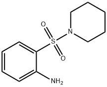 1-[(2-氨基苯基)磺酰基]哌啶 结构式