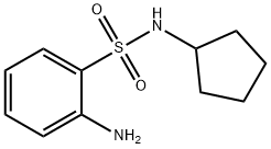Benzenesulfonamide, 2-amino-N-cyclopentyl- (9CI) Structure