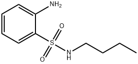 2-アミノ-N-ブチルベンゼンスルホンアミド 化学構造式
