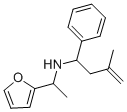 (1-FURAN-2-YL-ETHYL)-(3-METHYL-1-PHENYL-BUT-3-ENYL)-AMINE Structure