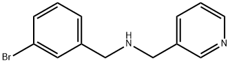 (3-BROMO-BENZYL)-PYRIDIN-3-YLMETHYL-AMINE 化学構造式