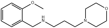 (2-METHOXY-BENZYL)-(3-MORPHOLIN-4-YL-PROPYL)-AMINE 结构式