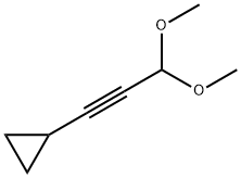 (3,3-Dimethoxy-prop-1-ynyl)-cyclopropane Structure