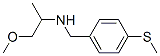 (2-METHOXY-1-METHYL-ETHYL)-(4-METHYLSULFANYL-BENZYL)-AMINE Structure