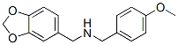 BENZO[1,3]DIOXOL-5-YLMETHYL-(4-METHOXY-BENZYL)-AMINE Structure