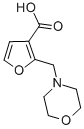 2-MORPHOLIN-4-YLMETHYL-FURAN-3-CARBOXYLIC ACID Structure