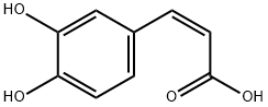 cis-Caffeic acid,4361-87-9,结构式