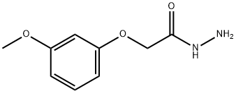 2-(3-METHOXYPHENOXY)ACETOHYDRAZIDE 化学構造式
