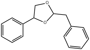 2-benzyl-4-phenyl-1,3-dioxolane Struktur