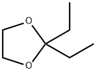 2,2-ジエチル-1,3-ジオキソラン 化学構造式