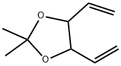1,3-Dioxolane,  4,5-diethenyl-2,2-dimethyl- Structure