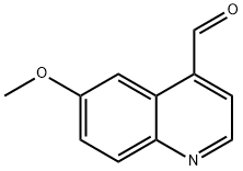 6-Methoxyquinoline-4-carbaldehyde 化学構造式