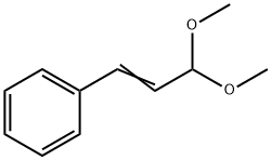 (E)-1-フェニル-3,3-ジメトキシ-1-プロペン 化学構造式