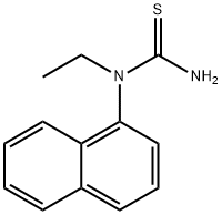 Thiourea,  N-ethyl-N-1-naphthalenyl- Struktur